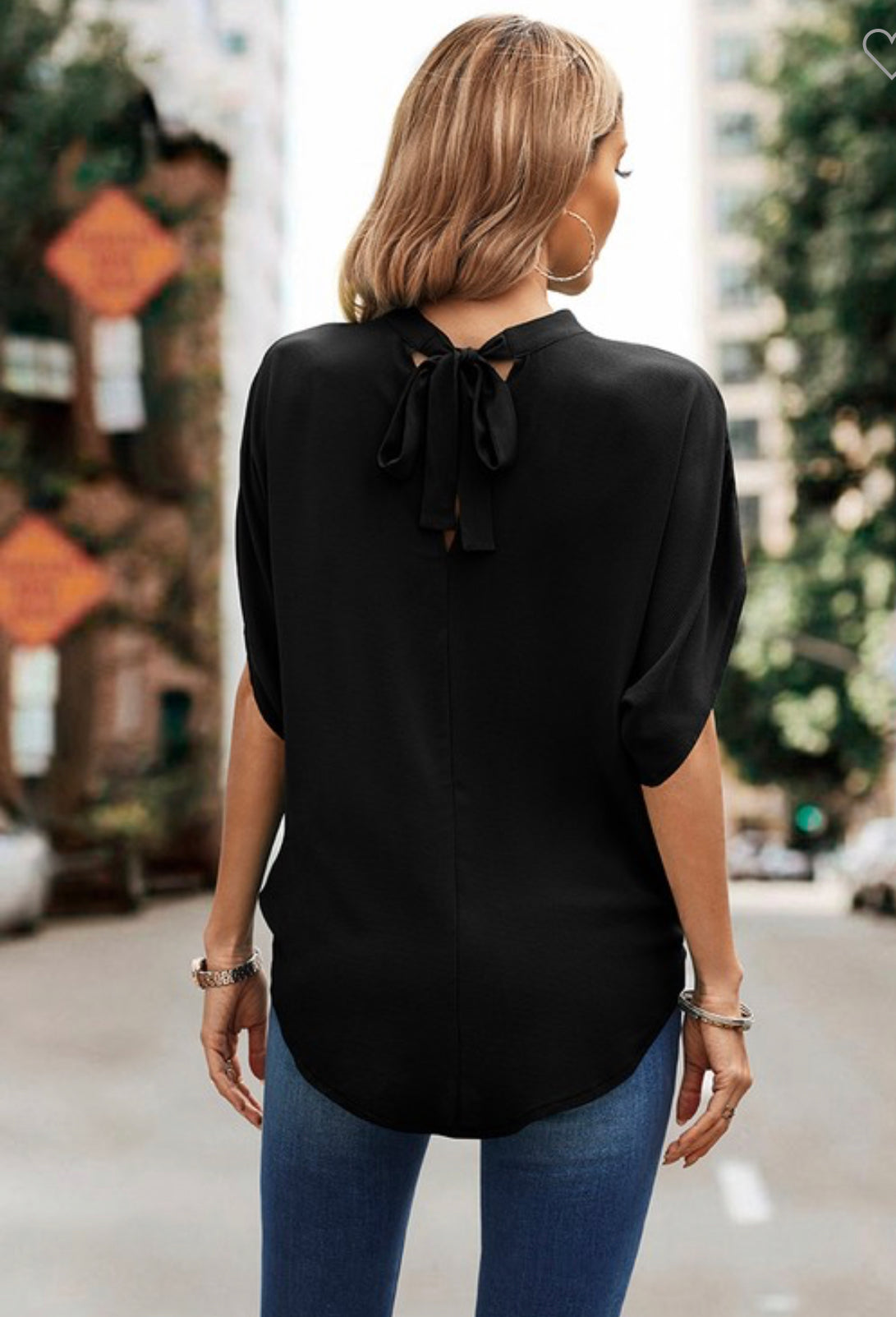 Cute Cut Out Blouse