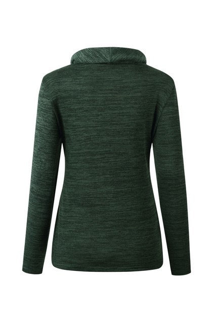 Cowl Neck Sweatshirt