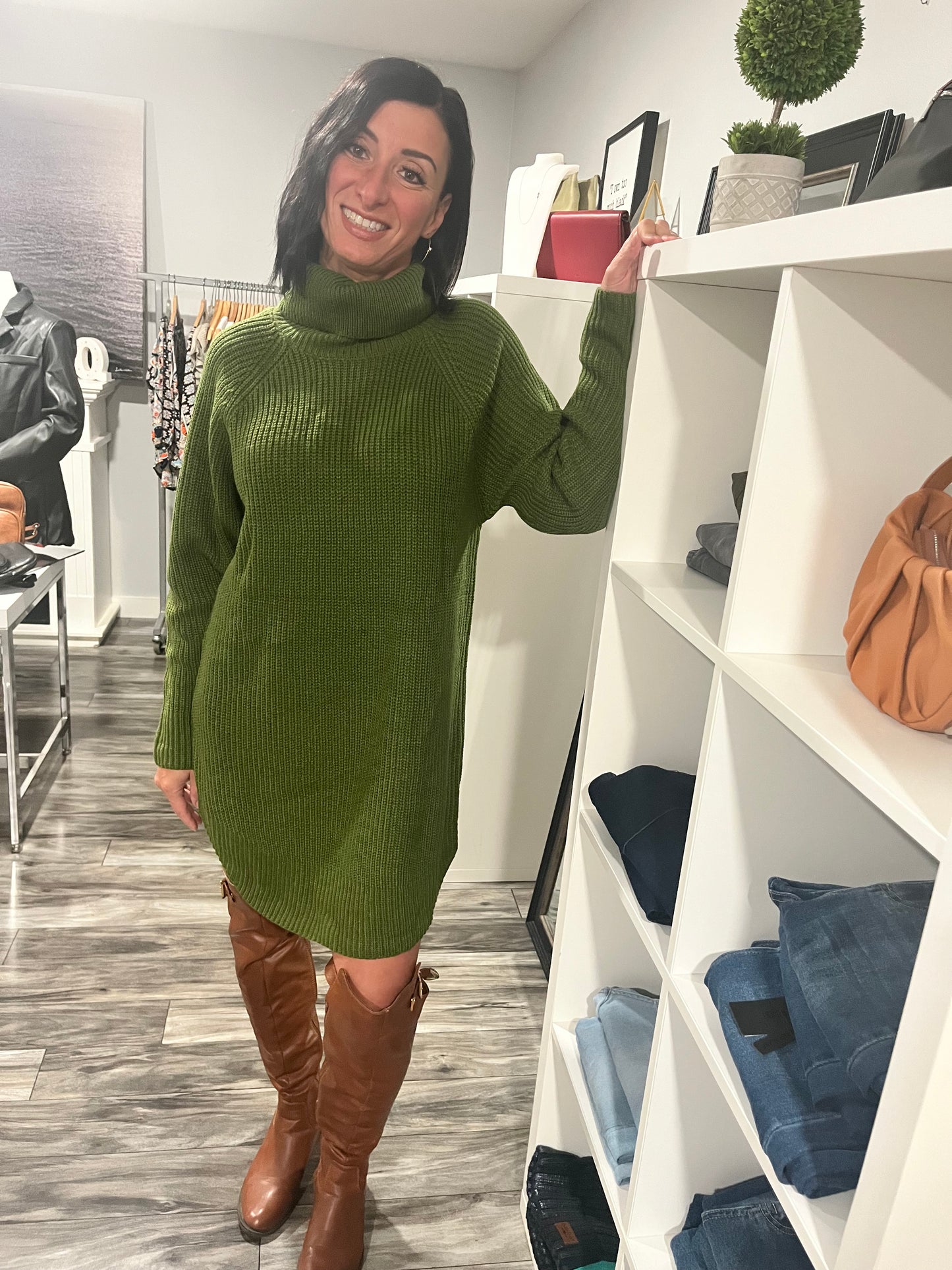 Knit Sweater Dress