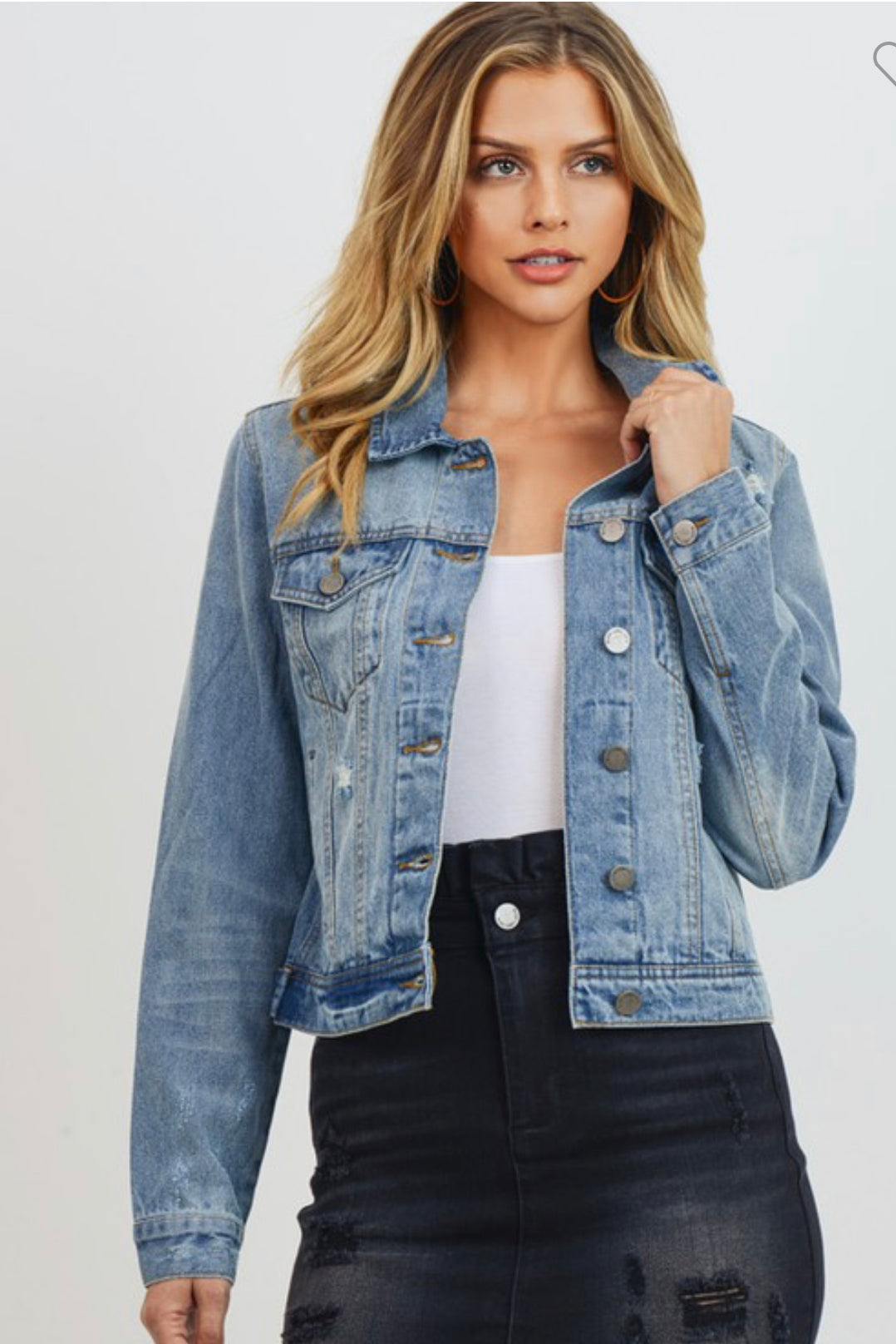 Medium Wash Denim Jacket