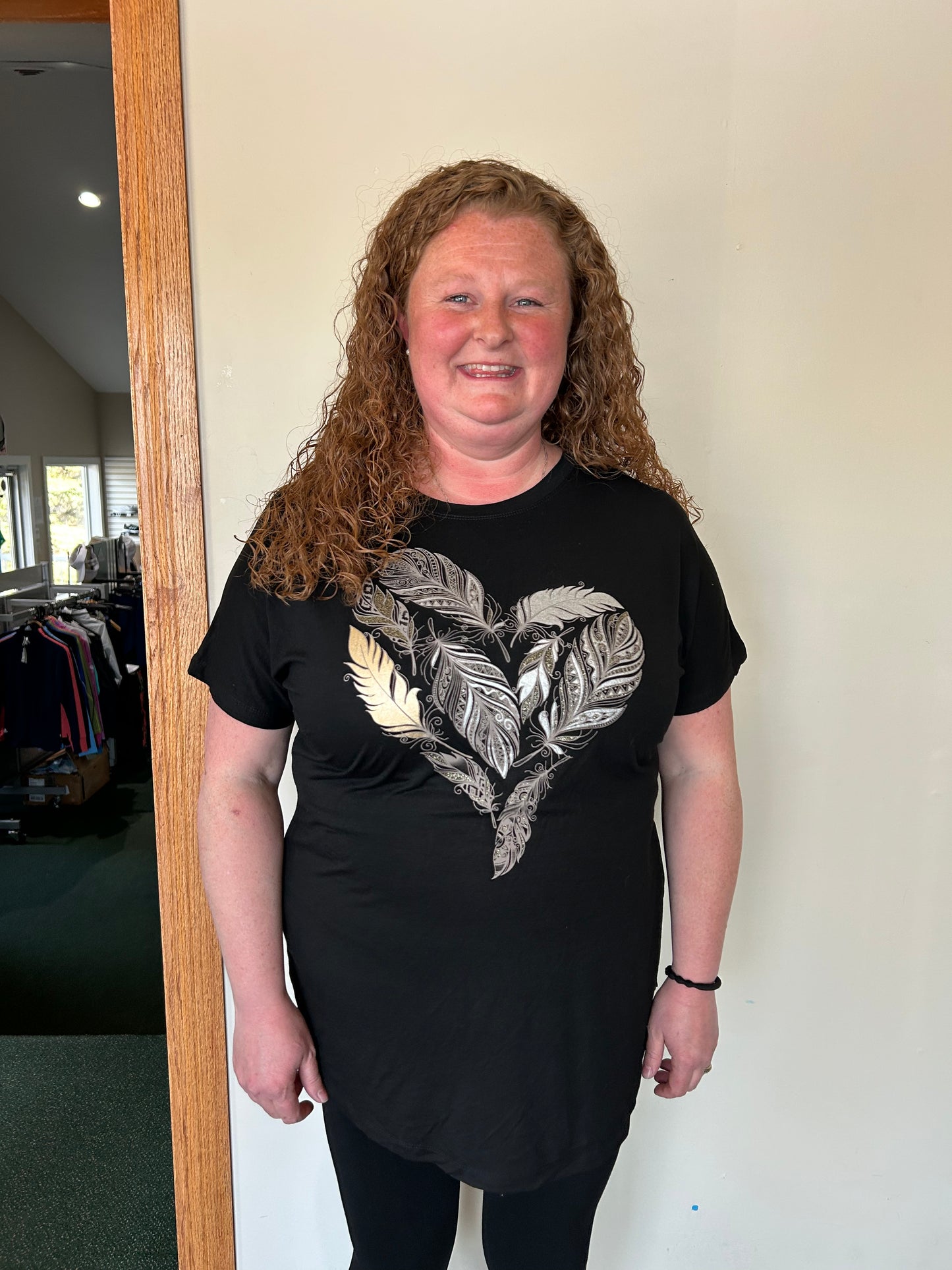 Heart Foil Print Tee
