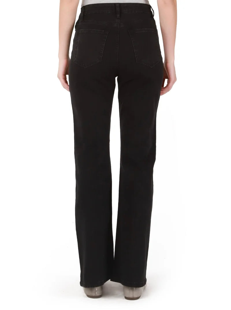 Dex Maya Black High Rise Flare Jeans