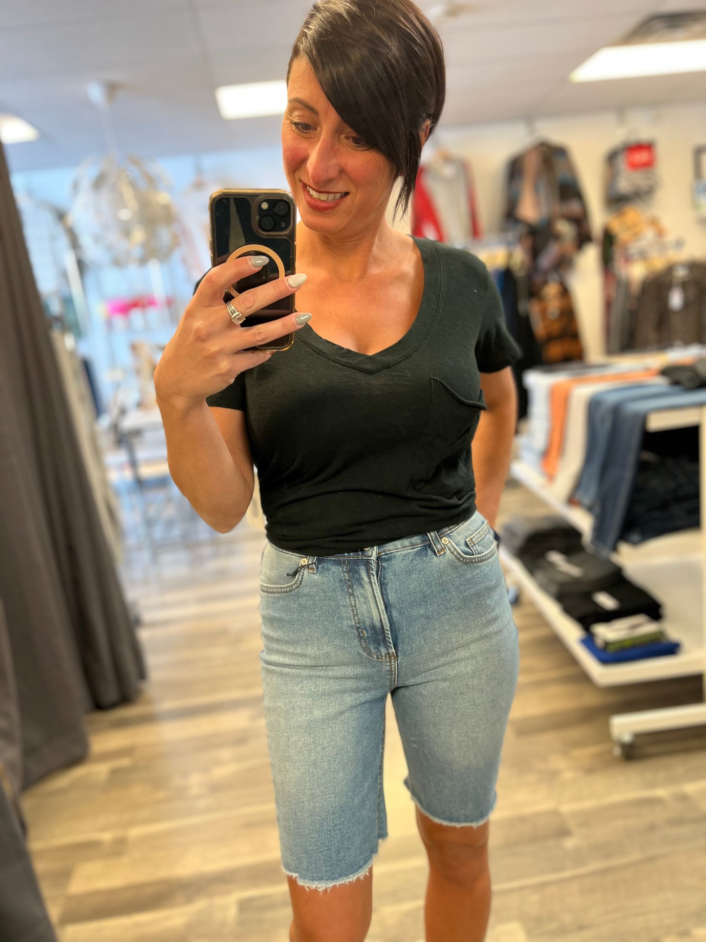 Dex-Bermuda Shorts-Blue Wash