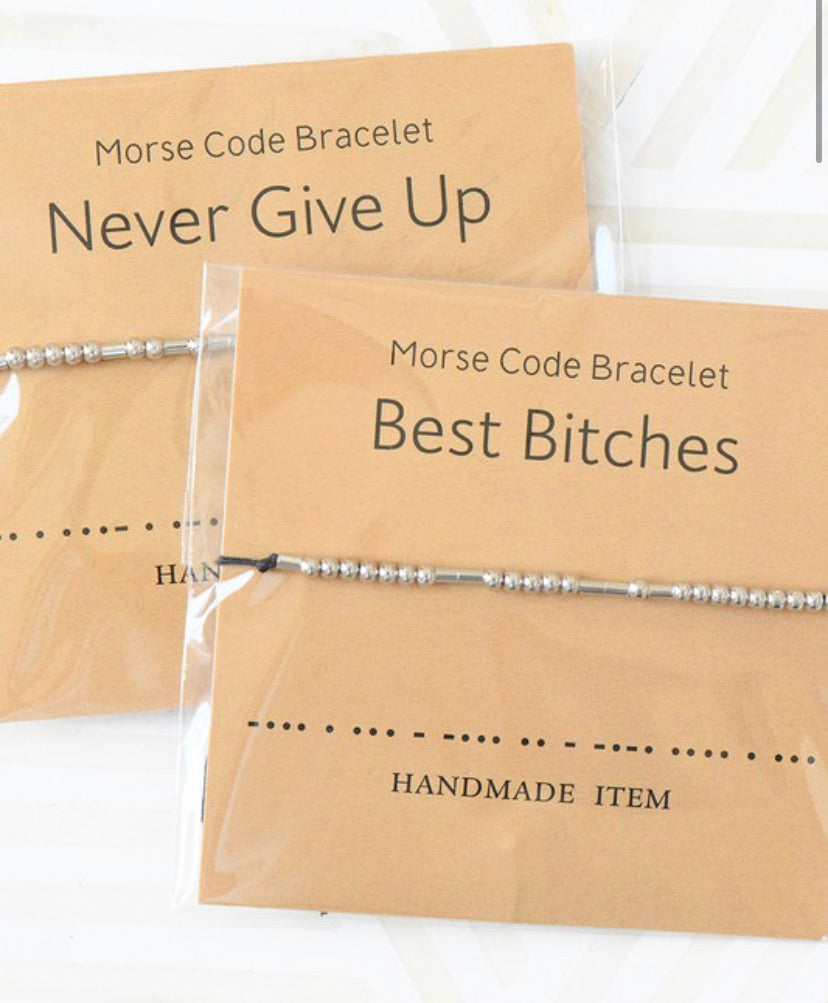 Morse Code Bracelets