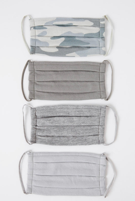 Z Supply- Youth 4 Pack Reusable Masks-The Camo