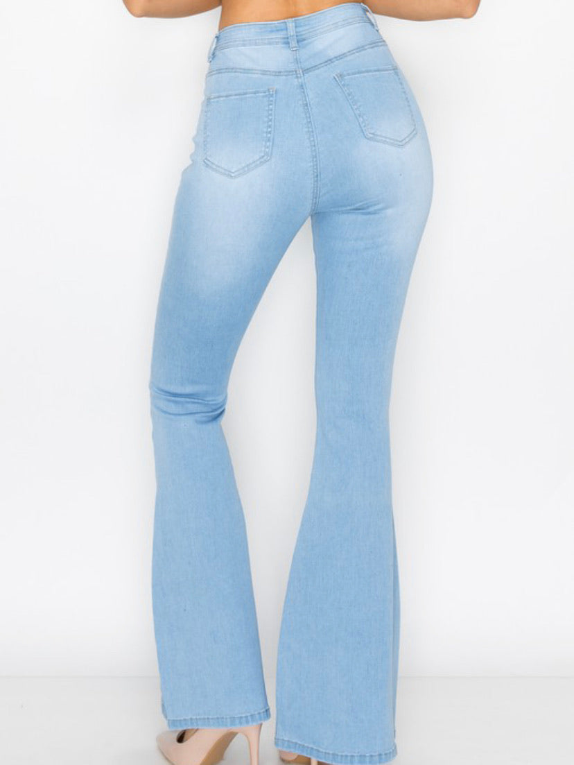 Light Bell Bottom Jeans
