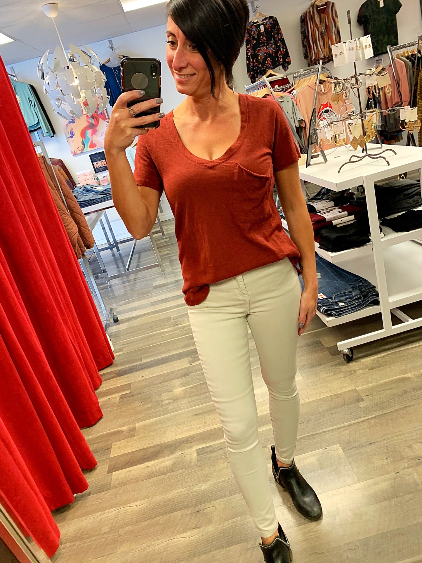 Dex- Light Grey Zoe High Rise