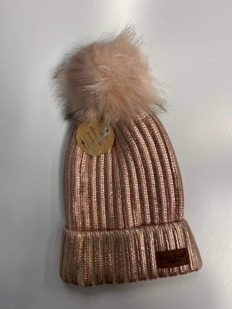 Britt’s Knits Pom Beanies