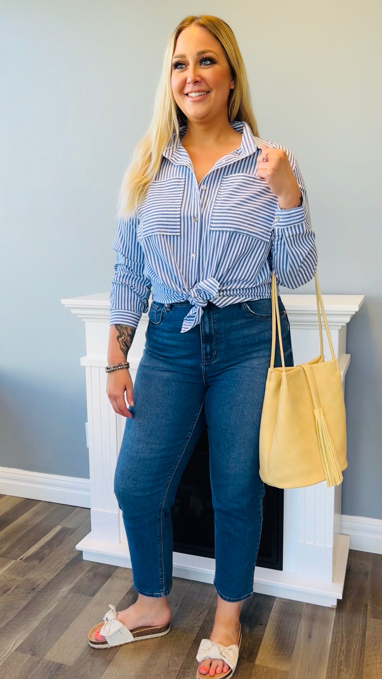 Dex Zoe High Rise Straight Leg Jean