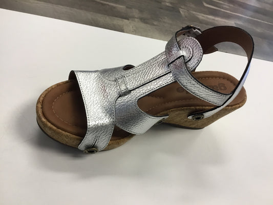 DA31- Silver Leather Strap