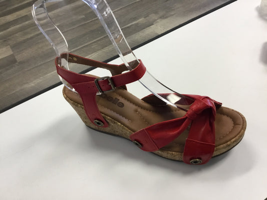 DE26 Red Leather Knot Strap