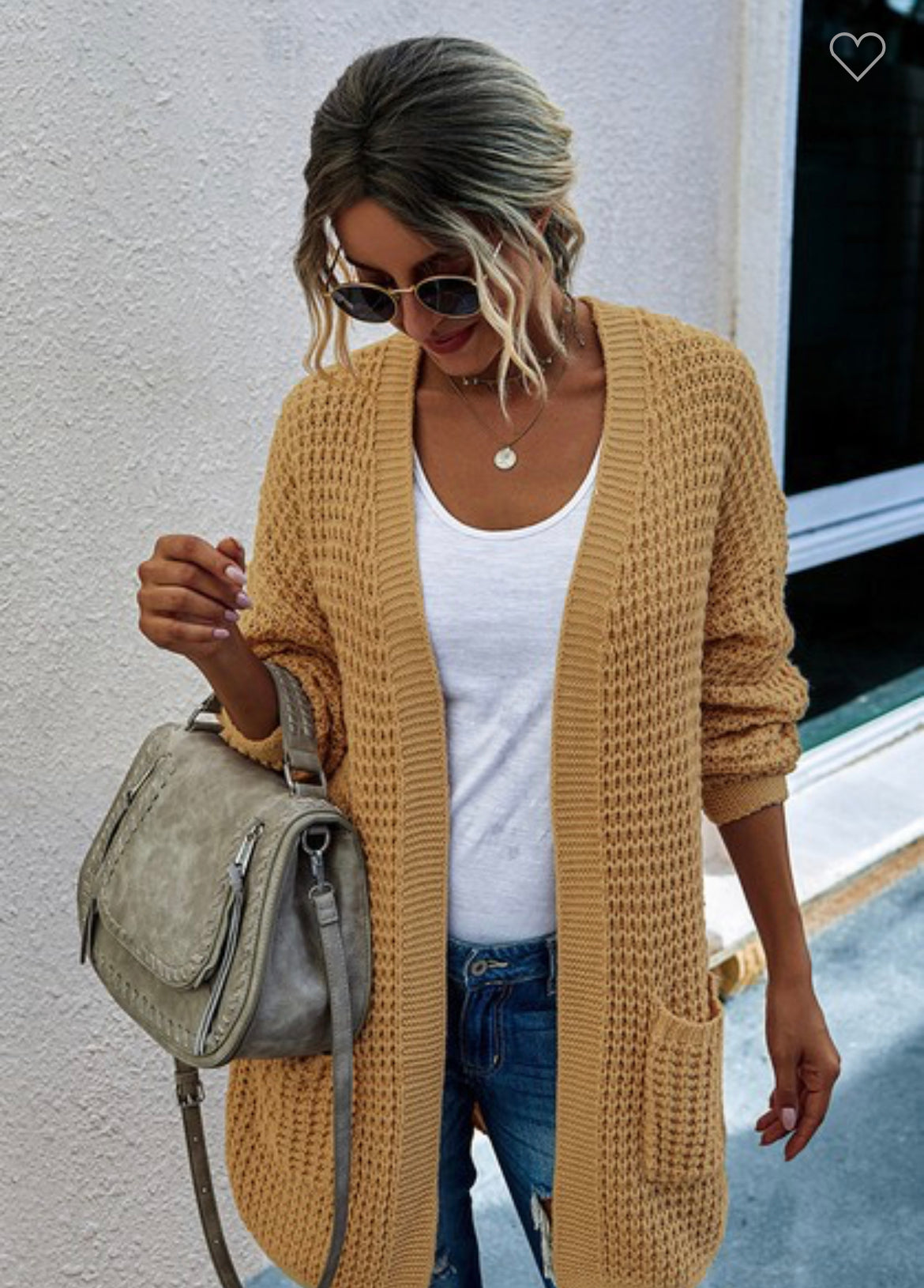 Open Knit Cardigan