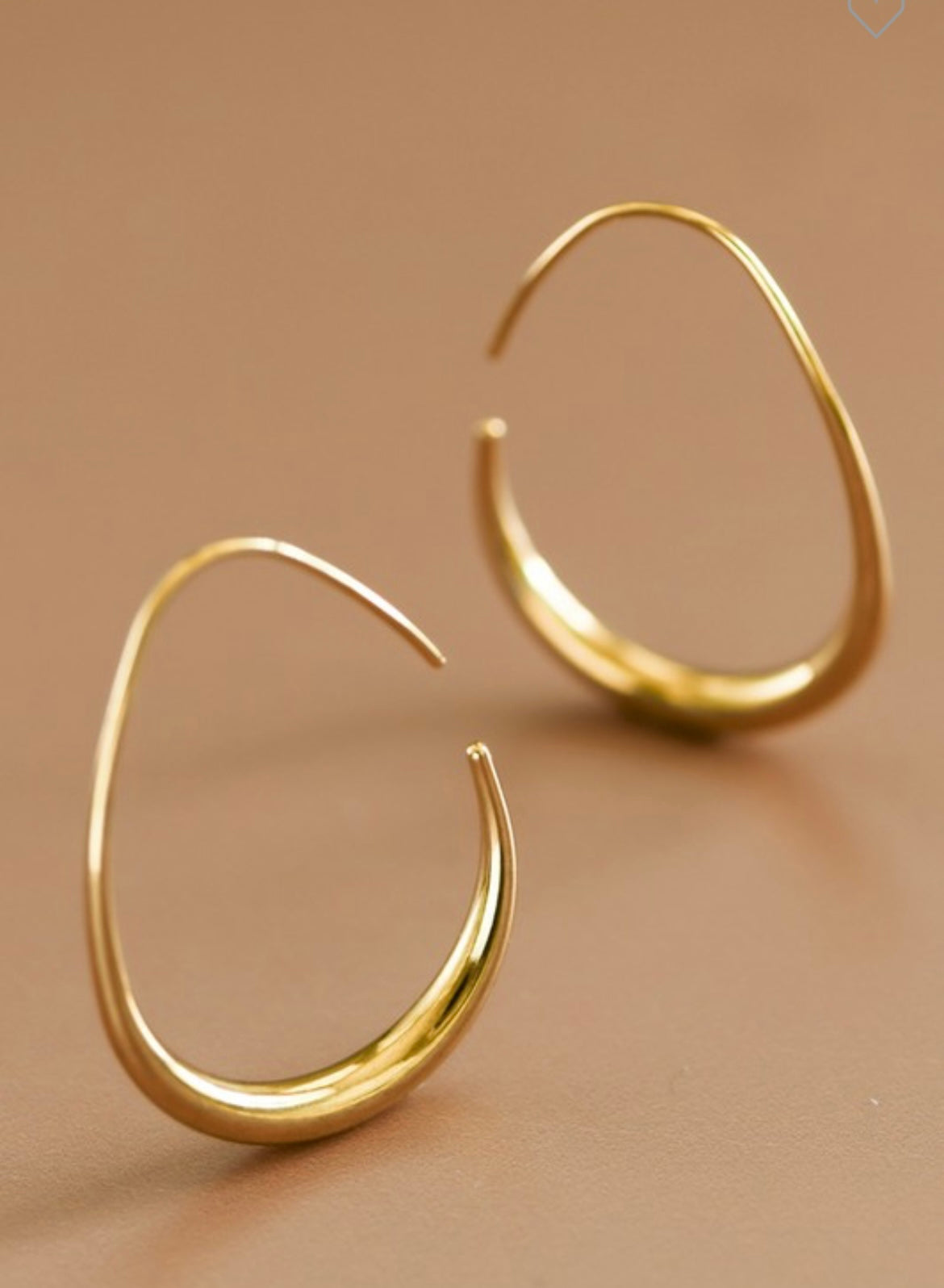 18k Stainless Steel Hoops