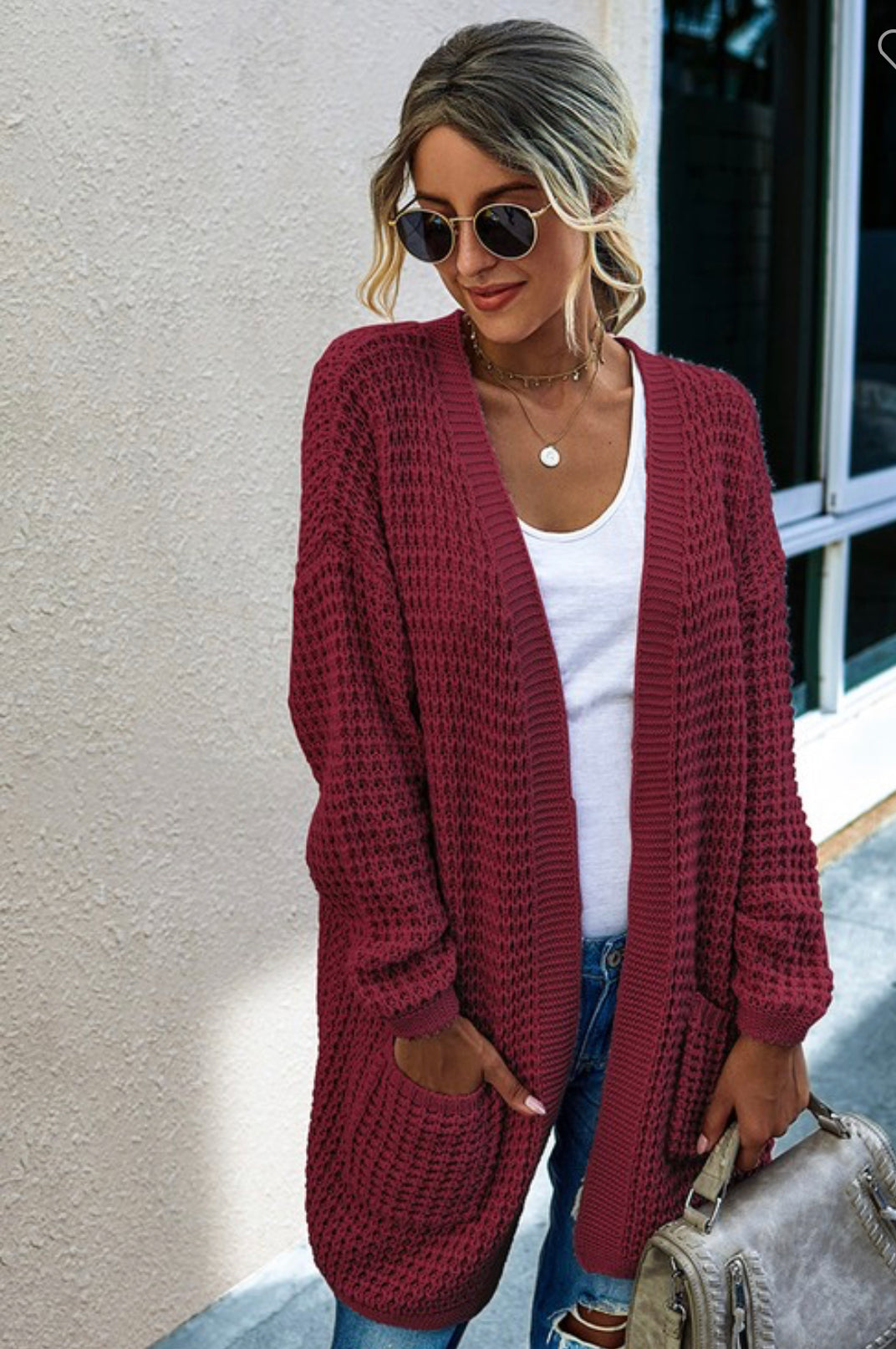 Open Knit Cardigan