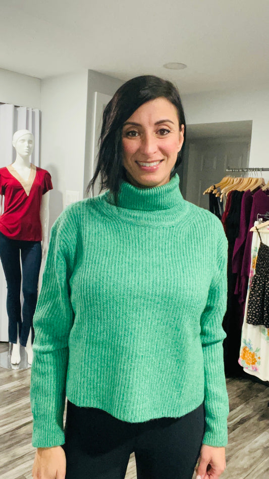 Green Pull Over Sweater