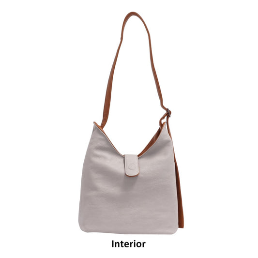 S-Q Purses- Mona 2 in 1 Reversible Hobo Bag