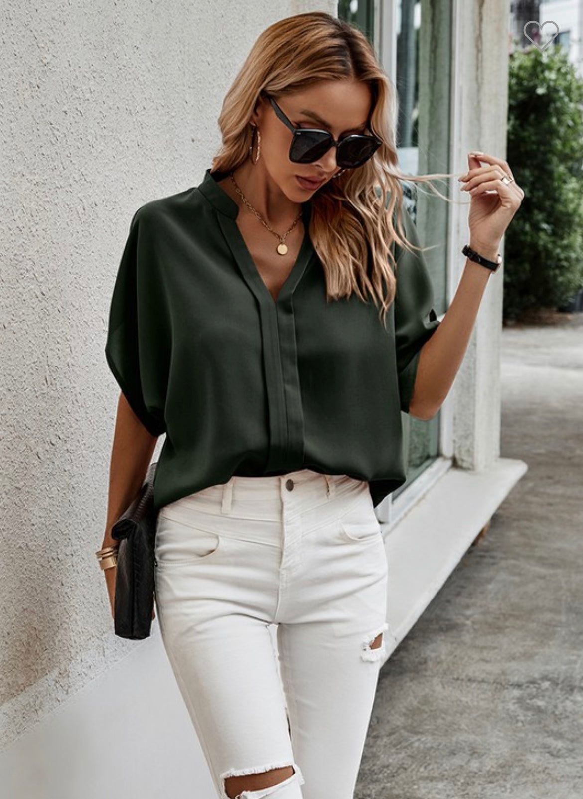 Classy Olive Top