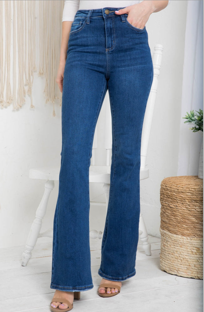 Flare Dark Denim Jeans