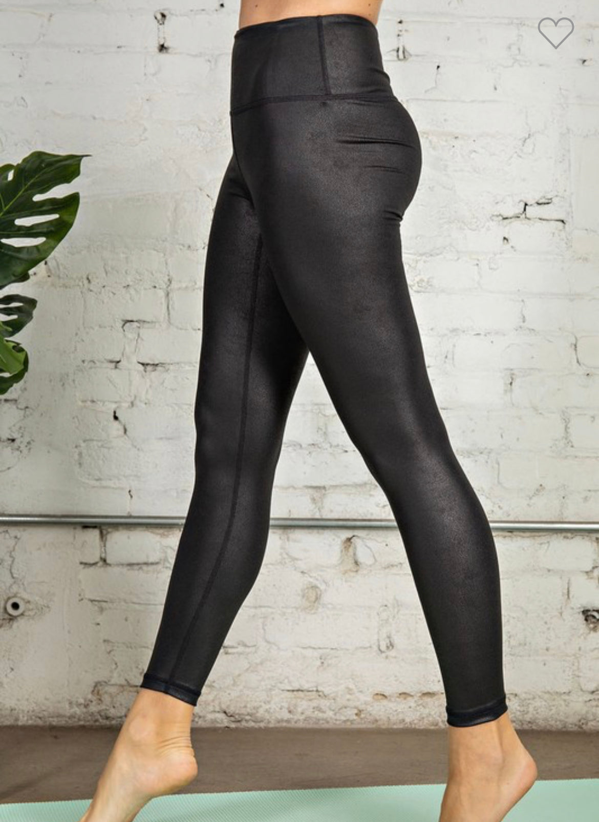 High Waisted Faux Leather Leggings – LS 100 Percent You
