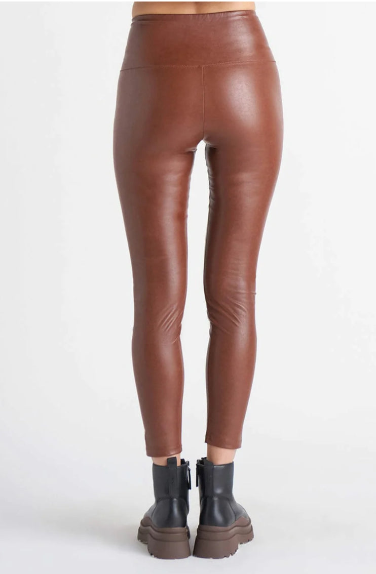 Dex High Wasted Faux Leather Leggings