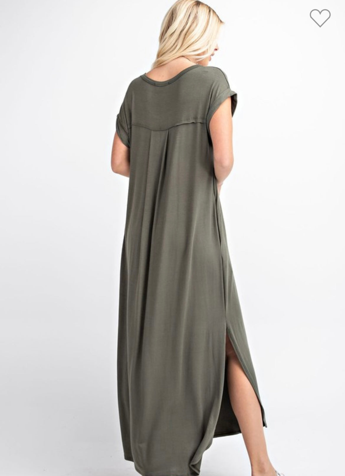 Maxi V- Neck Dress